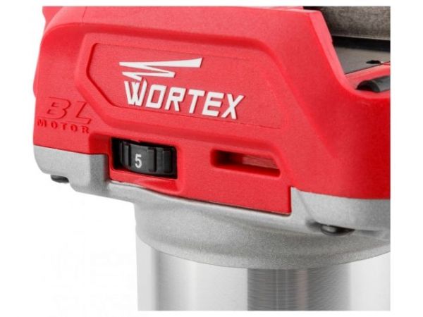 Фрезер кромочный WORTEX CMM 1835 в кор. ALL1 XLT SOLO БЕСЩЕТ., 18 В, цанга 6/8, рег. об, конс(10000-30000 об/мин)