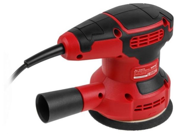 Эксцентриковая шлифмашина WORTEX LX RS 1230 в кор. 280 Вт, 125 мм, 6000-13000 об/мин(Амплитуда колебаний, мм: 2, масса, кг: 1,43;)