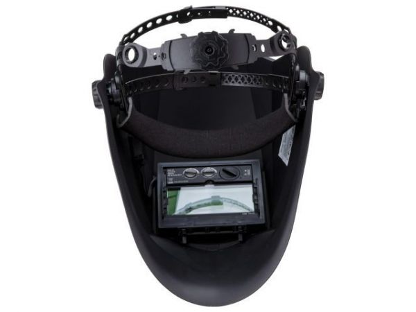 Щиток сварщика с самозатемняющимся светофильтром Solaris ASF650Х (красный металлик)(1/1/1/2; 100x45 мм (45,0 см2); DIN 3/9-13 (регул); 4 сенсора; естеств. передача цветов XtremeColorLe)