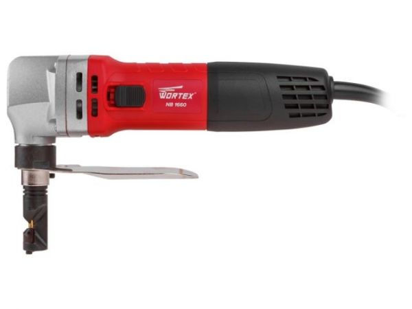 Ножницы высечные WORTEX NB 1660 в чем. 600 Вт, 2000 ход/мин, до 2.5 мм(сталь до 1.8 мм, 1.7 кг)