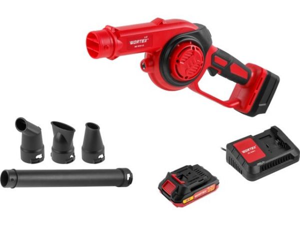 Воздуходувка WORTEX LX BB 1518-1 D ALL1 XLT SET 18В, 210 м.куб/ч, 129 км/ч