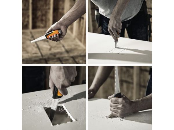 Пила зубчатая с ножнами PowerTooth 8 зубьев на дюйм FISKARS