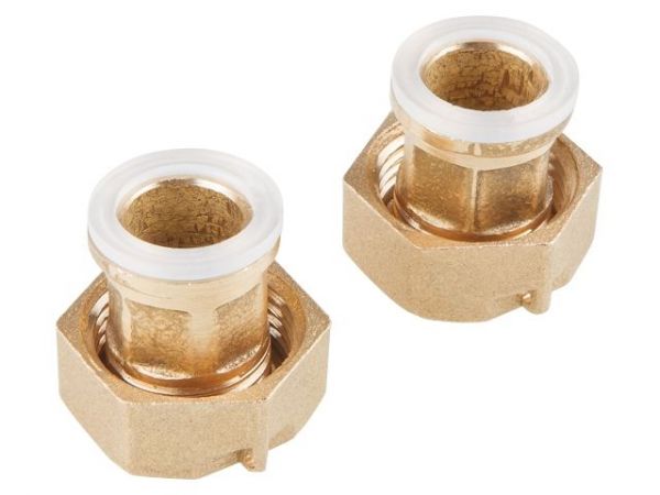 Узел присоединительный DN-20 (2 шт. в уп.), Цветлит(ЦРБ0120)