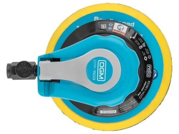 Пневмошлифмашина эксцентриковая DGM DTP-1503(150 мм / 6'; Эксцентр.: 5 мм; 10 000 об/мин; 180 л/мин)