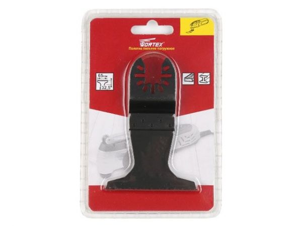 Полотно пильное погружное 65 мм по дереву и металлу WORTEX(Подходит к WORTEX SM 2830 E, SM 3233 QE, CSM 3020 и MOLOT MSM 3125, а также Makita, Sturm, Зубр и др)