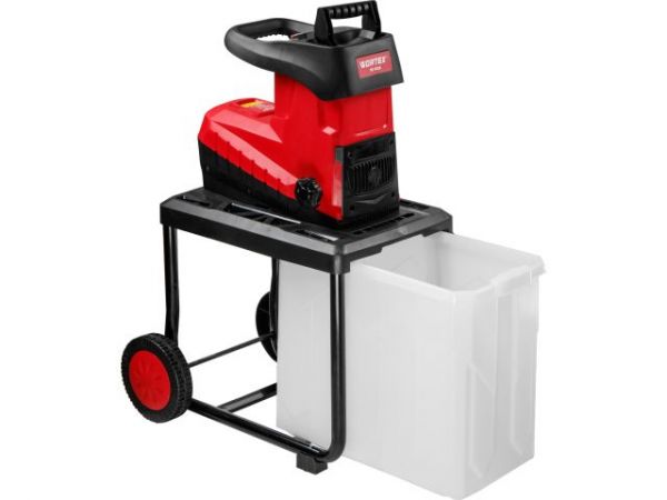 Садовый измельчитель WORTEX SE 4528 2.8 кВт, индукц.двиг., фреза, диам.веток 45 мм(2800 Вт, фреза, до 200 кг/ч, ветки до 45 мм, индукцион.двиг., 60 л контейнер, реверс)