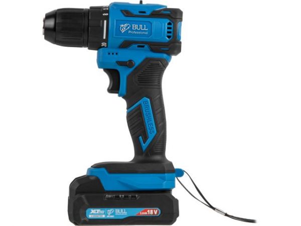 Дрель-шуруповерт BULL SR 1804 в чем. XLTpro БЕСЩЕТ., Импульс., 18 В, 45 Н*м, 2х2 А*ч, з/у 2 А(шурупы до 10 мм)