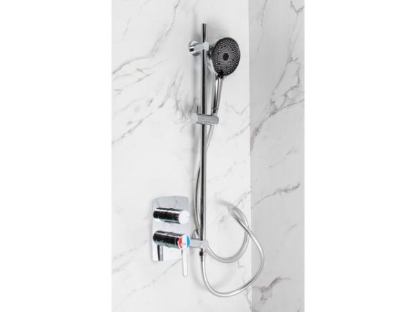 Душевая система (Lt) D35, серия Lotus хром, a-five(Встраиваемый, Излива нет, 1000 - 1200 мм.)