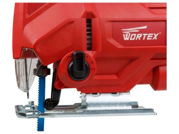 Лобзик электрический WORTEX JS 7008 LE в кор. 710 Вт, 800-3000 ход/мин, пропил до 70 мм. (Маятниковый ход, подстветка, рег. об., быстрозажимной патрон)