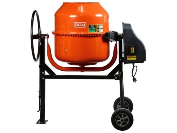 Бетоносмеситель DGM BK-200C(объем 200/140 л, 1100 Вт, 230 В, вес 55 кг)