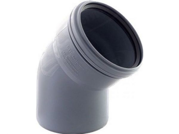 Колено ВК 110х45 РТП(Угол для внутренней канализации)