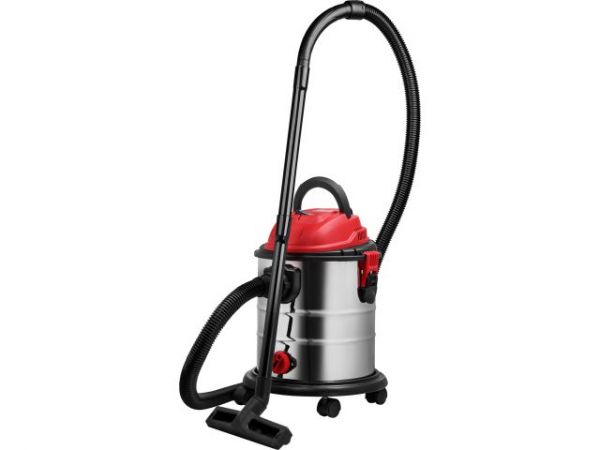 Пылесос строительный WORTEX VC 1512-1 WS 1200 Вт, 20 л, провод 4 м, шланг 3 м(без доп. розетки, 35 мм диаметр шланга)