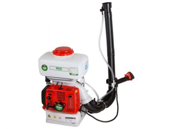 Опрыскиватель ранцевый бензиновый ECO PS-471(2Т двигатель 3,5л.с.; бак 14 л; произв-сть воздушной смеси 1260м3/ч; расход жидкости до 3,0 л/мин)