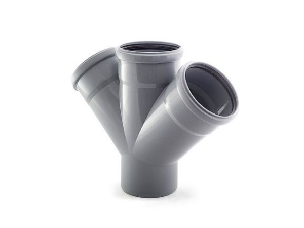 Крестовина ВК  110/110/110х45 РТП(Для внутренней канализации)