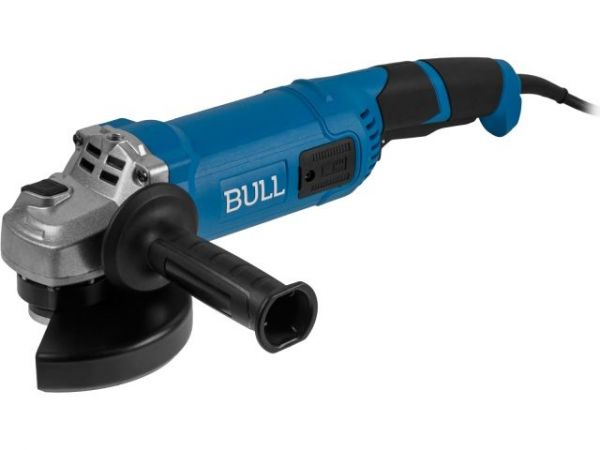 Двуручная углошлифмашина BULL WS 1501 в кор. 150 мм, 1400 Вт, 8400 об/мин, пылезащ., 4м кабель(3.4 кг, М14)