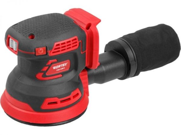 Эксцентриковая шлифмашина WORTEX COS 1218 E в кор. ALL1 XLT SOLO в кор. БЕСЩЁТ., 18В, 125 мм,(Регул. об., Амплитуда колебаний: 3,6 мм)