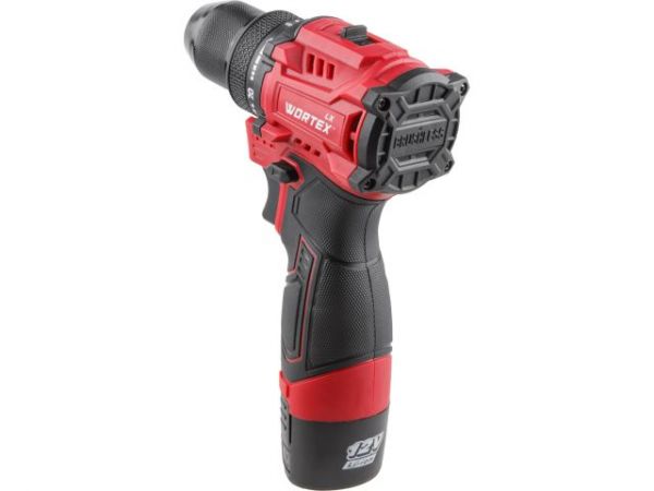 Дрель-шуруповерт WORTEX LX BD 1220 DLi 12В, 30 Нм, 2*1.5 Ач, патрон 10 мм, бесщёт. (12 В, БЕСЩЁТ.ДВИГ., с 2х1.5 Ач акб, НЕ подходит к линейке ALL1)