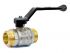 Кран шаровый 1/2' нар.-нар. ручка PN40, LD