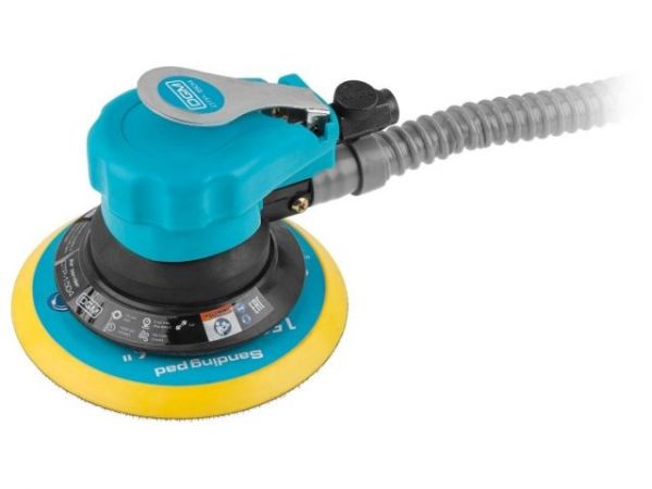 Пневмошлифмашина эксцентриковая DGM DTP-1504 с пылеотсосом(150 мм / 6'; Эксцентр.: 5 мм; 10 000 об/мин; 180 л/мин; Пылеотсос)