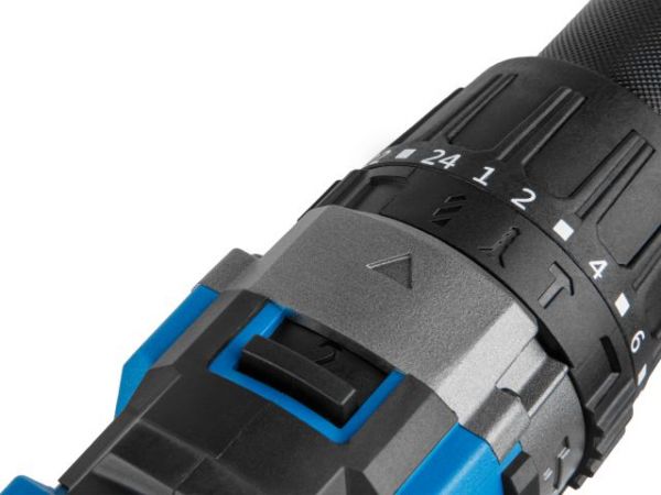 Дрель-шуруповерт BULL SR 1805 в чем. XLTpro, 2х6 А*ч, БЕСЩЕТ., 18 В, 120 Н*м, БЗП(мет.) 13 мм(Доп. функции: Ударное сверление, 'AntiKickback', режим 'TURBO')