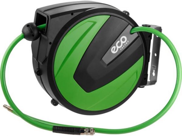 Шланг армированный на катушке ф 10/16 мм с быстросъемн. соед. ECO (длина 15 м)(толщ.стенки: 3 мм)