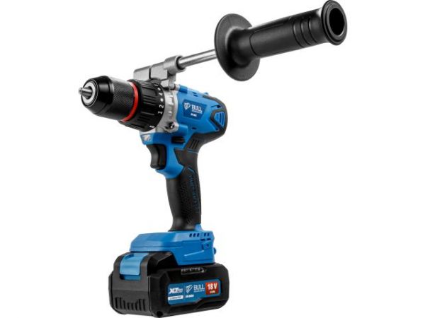 Дрель-шуруповерт BULL SR 1802 Xcase, XLTpro, БЕСЩЕТ., 18 В, 80 Н*м, 2*4 А*ч, БЗП 13 мм(шурупы до 10 мм)