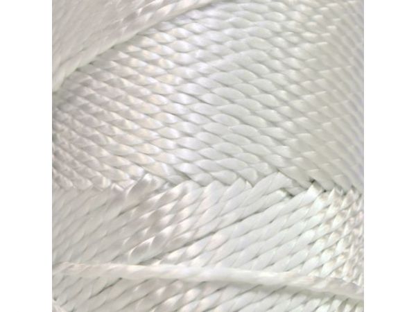 Нить полиамидная крученая 2 мм белая 100 м STARFIX