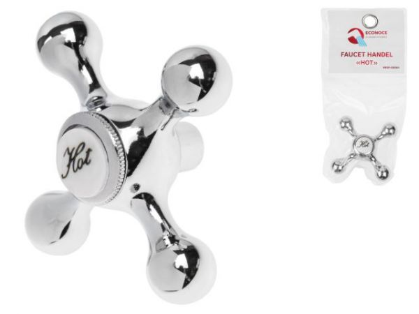 Маховик для вентильного смесителя, серия 6 'HOT'(Маховик 'Горячая вода')