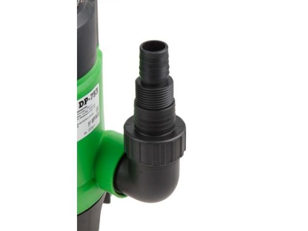 Насос погружной для загрязненной воды ECO DP-753, 750Вт(750 Вт, 13000 л/ч, 9 м)