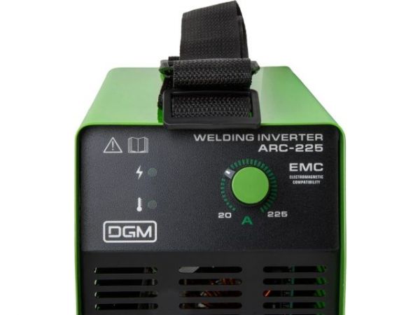 Инвертор сварочный DGM ARC-225(150-240 В; 20-225 А; 56 В; электроды диам. 1.6-5.0 мм)