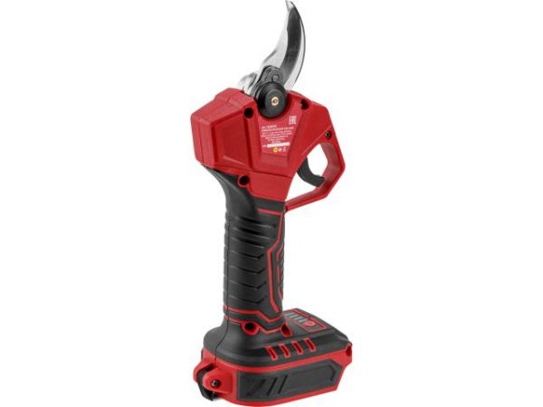 Аккум. секатор WORTEX CBS 2030 в кор. ALL1 SET, БЕСЩЕТ., 18 В, ветки до 28 мм + телескоп. штанга(3 ступени регулировки, 0,76 кг)