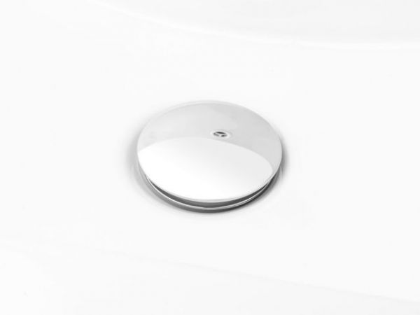 Выпуск для умывальника click/clack, большая крышка с переливом, хром, 1 1/4', AV Engineering