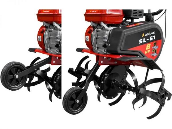 Культиватор бензиновый ASILAK SL-61(8.0 л.с., шир. 85 см, без ВОМ, передач 1+1)