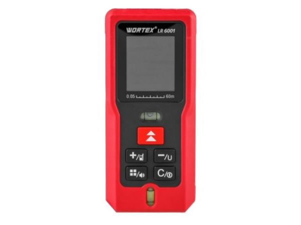 Дальномер лазерный WORTEX LR 6001 в кор., 0.05 - 60 м, +/- 2 мм/м