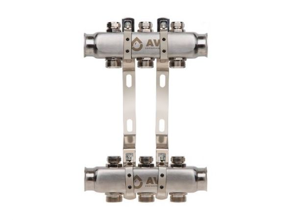 Коллекторная группа AVE162, 3 вых. AV Engineering(PRO серия Для отопления (радиаторы))