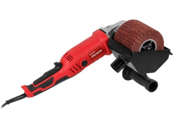 Щеточная шлифмашина WORTEX WS 1012 S в кор. 1300 Вт, 100х120 мм, 900-3200 об/мин(Регул. об., 2.5 кг)