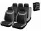 Чехлы на сиденья автомобиля универсальные, полиэстер, черно-серые, ARIZONE