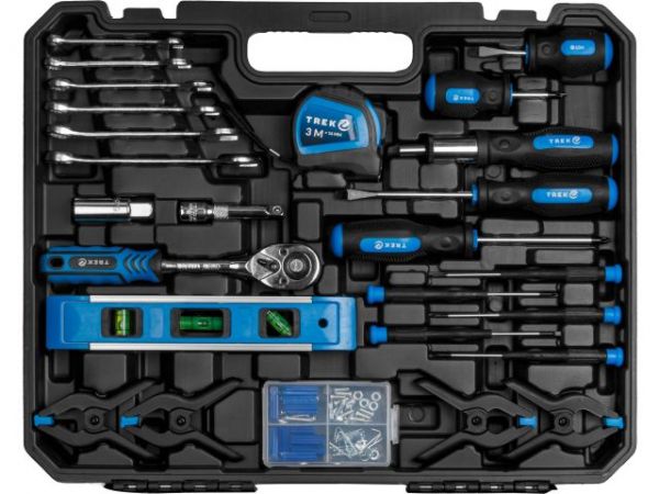 Набор инструментов 168пр. TREK(1/4', 3/8', 6 граней)