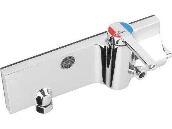 Душевая система (Lt) D35, серия Lotus хром, a-five(На стену, излив потайной в корпусе., Троп. душ: вынос 408 мм, диаметр 250 мм.)