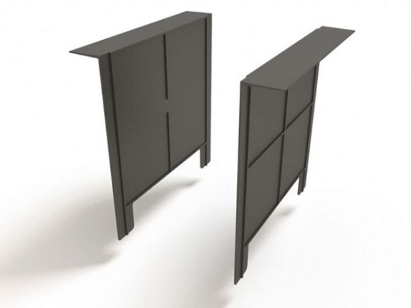 Перегородка-сифон к дождеприемнику 300х300 (черный), Ecoteck, РБ(Дополнительные элементы: Дождеприемник, Корзина, Надстройка, Решетка  Для сборки необходимо 2 шт.  В)