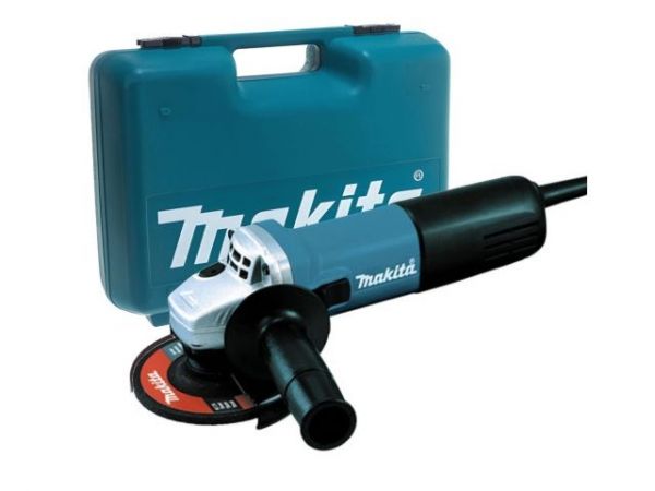 Одноручная углошлифмашина MAKITA 9557 HNRK в кейсе(840 Вт, диск 115х22 мм, плавный пуск)
