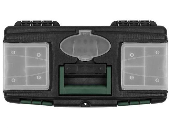 Ящик для инструмента пластмасс. 32х17,5х16 см (12') с лотком и органайз.20235 ВОЛАТ