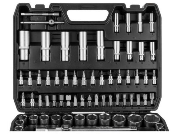 Набор головок и бит 108пр. 1/4',1/2' PRO STARTUL STUTTGART (PRO-108S)(6 граней)