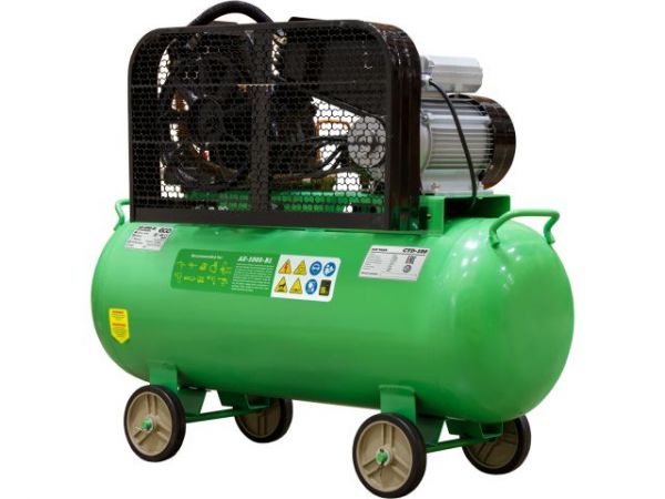 Компрессор ECO AE-1005-B1 ременной(380 л/мин, 8 атм, ременной, масляный, ресив. 100 л, 220 В, 2.20 кВт)