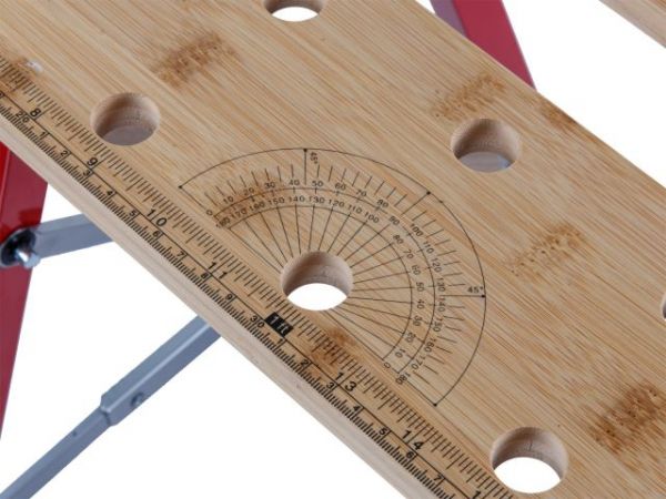 Верстак складной WORTEX WB 1060 в кор. БАМБУК, 605x640x800 мм, регулировка столешницы(нагрузка до 150 кг, масса 5,3 кг)