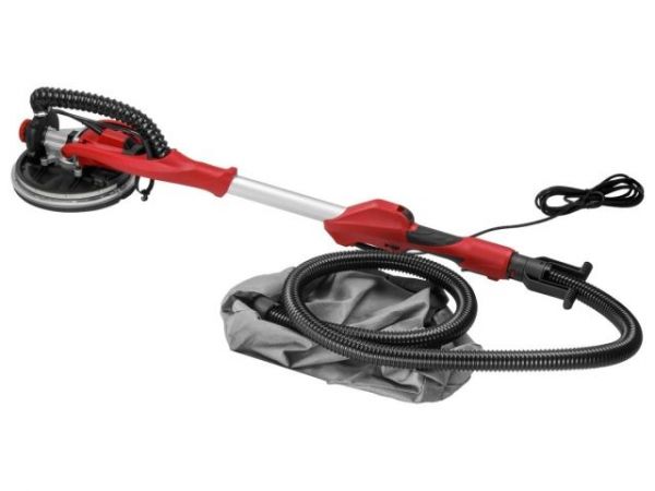 Шлифмашина для стен и потолков WORTEX DG 2285 в кор. 820 Вт, 225 мм, LED, 600-1900 об/мин(Регул. об., НЕ требуется подключение к пылесосу)