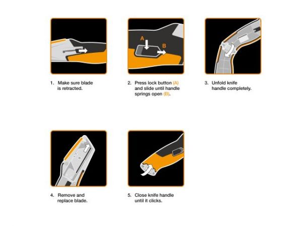 Нож выдвижной, универсальный CarbonMax  FISKARS