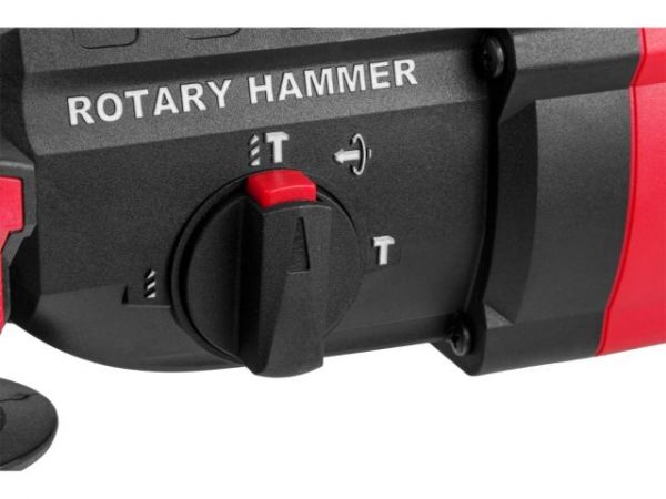 Перфоратор WORTEX RH 2831 в чем. + (2 зубила, 3 сверла) 850 Вт, 3.0 Дж, 3 реж., SDS-plus, Vario-Lock(850 Вт, 3.0 Дж, 3 реж., патрон SDS-plus, вес 3.2 кг)