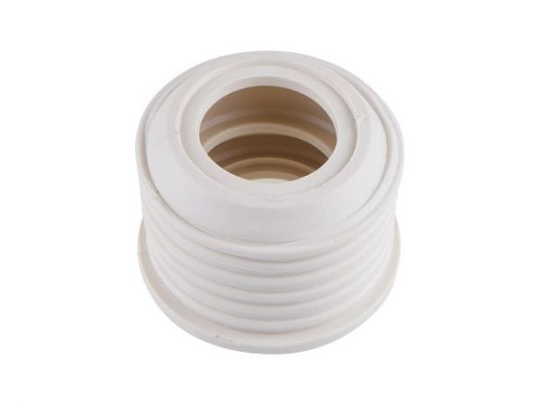 Манжета переходная D40х25 трехлепестковая белая