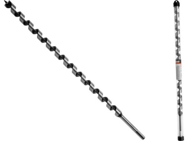 Сверло по дереву спиральное 18x600мм GEPARD(шнековое, винтовое, спираль Левиса)